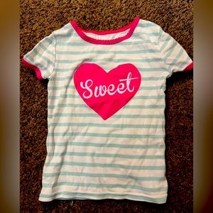 Cat & Jack Girls Stripped Sleepwear Shirt in 4T
